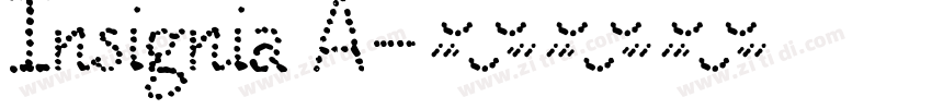 Insignia A字体转换